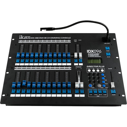 ikan IDX-096 Consola DMX 96 Canales con Lámpara Flexible y Cable de Poder