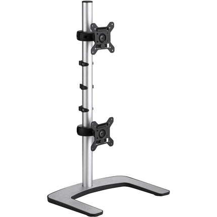 Atdec Visidec VFS-DV Soporte Vertical Independiente para 2 Monitores 29 Pulgadas Plata