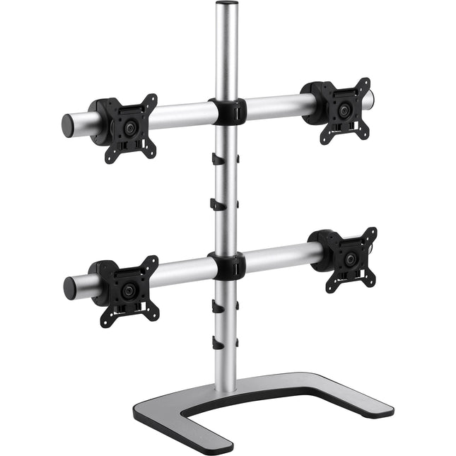 Atdec Visidec VFS-Q Soporte Independiente para Cuatro Monitores VESA 100x100mm Plateado