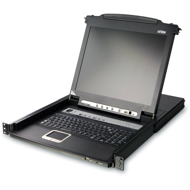 ATEN CL5716M Consola KVM LCD 17" 16 Puertos Doble Interfaz USB PS/2