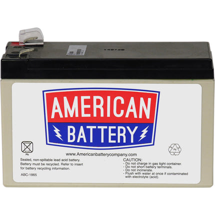 American Battery Company UPS Replacement Battery RBC2 12V 7Ah Plomo Sellado