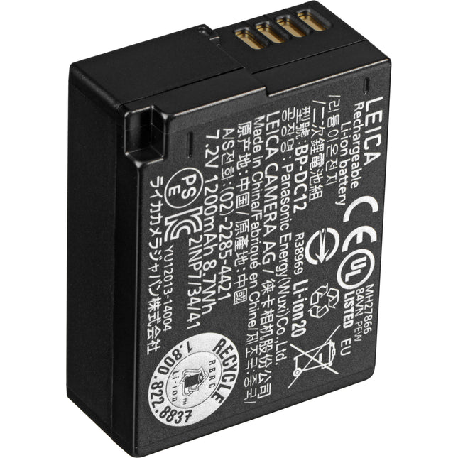 Leica BP-DC 12 Batería de Litio 7.2V 1200mAh para Cámaras Digitales