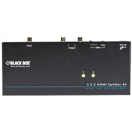 Black Box VSP-HDMI1X2-4K Divisor HDMI 4K 1 entrada 2 salidas respaldo 3 años
