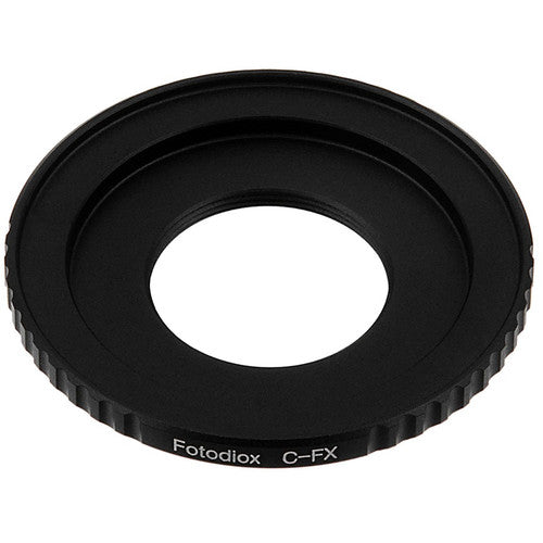 FotodioX Pro Adaptador de Montura para Lentes C a FUJIFILM X-Mount con Enfoque Infinito y Construcción en Latón