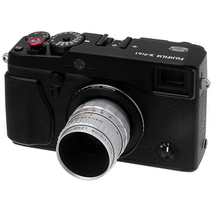 FotodioX Pro Adaptador de Montura para Lentes C a FUJIFILM X-Mount con Enfoque Infinito y Construcción en Latón