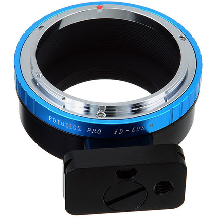 FotodioX Pro Adaptador de Montura para Lente Canon FD a Canon EF-M con Anillo de Control y Pie de Trípode desmontable