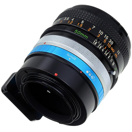 FotodioX Pro Adaptador de Montura para Lente Canon FD a Canon EF-M con Anillo de Control y Pie de Trípode desmontable