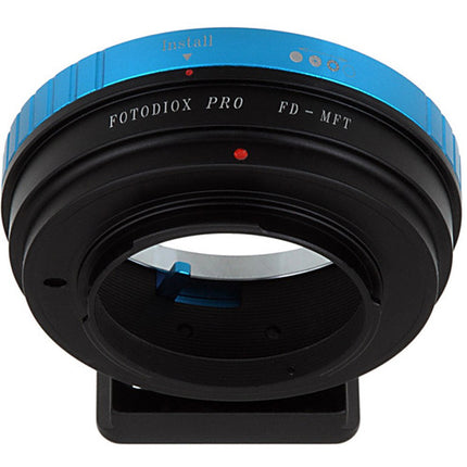 FotodioX Pro Adaptador Montura para Lente Canon FD a Micro Cuatro Tercios con Anillo de Apertura