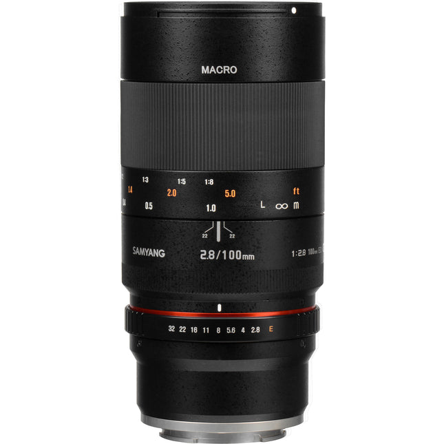 Samyang 100mm f2.8 ED UMC Macro objetivo para Sony E formato Full Frame y lente macro 1:1