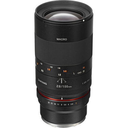 Samyang 100mm f2.8 ED UMC Macro objetivo para Sony E formato Full Frame y lente macro 1:1