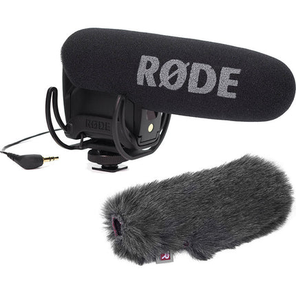 RODE VideoMic Pro Micrófono Shotgun para Cámara con Paraviento Rycote y 70 h de Autonomía