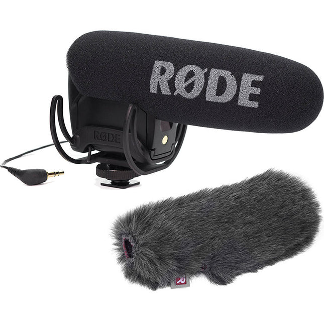RODE VideoMic Pro Micrófono Shotgun para Cámara con Paraviento Rycote y 70 h de Autonomía