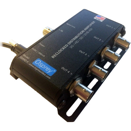 Osprey SDARD-4 Amplificador de Distribución de Video 1:4 para SDI DVB-ASI con Montaje y Cable USB