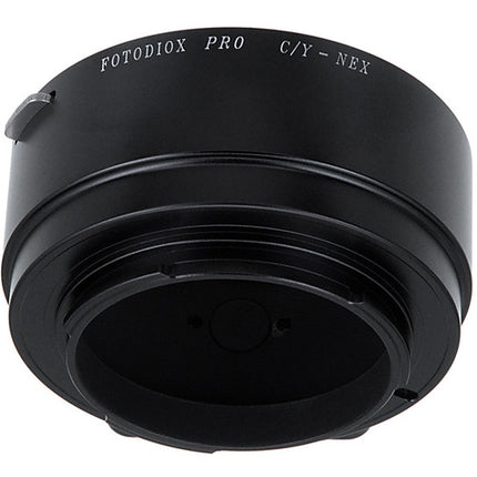 FotodioX Adaptador Montura Contax Yashica a Sony E con Foco Infinito y Pie de Tripode Desmontable