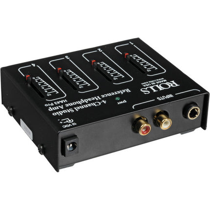 Rolls HA43 Pro Amplificador de Auriculares Estéreo Cuatro Canales 20 dB Ganancia
