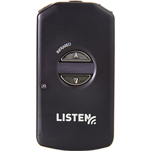 Listen Technologies Intelligent DSP IR Receptor con pantalla OLED y batería recargable 8 horas
