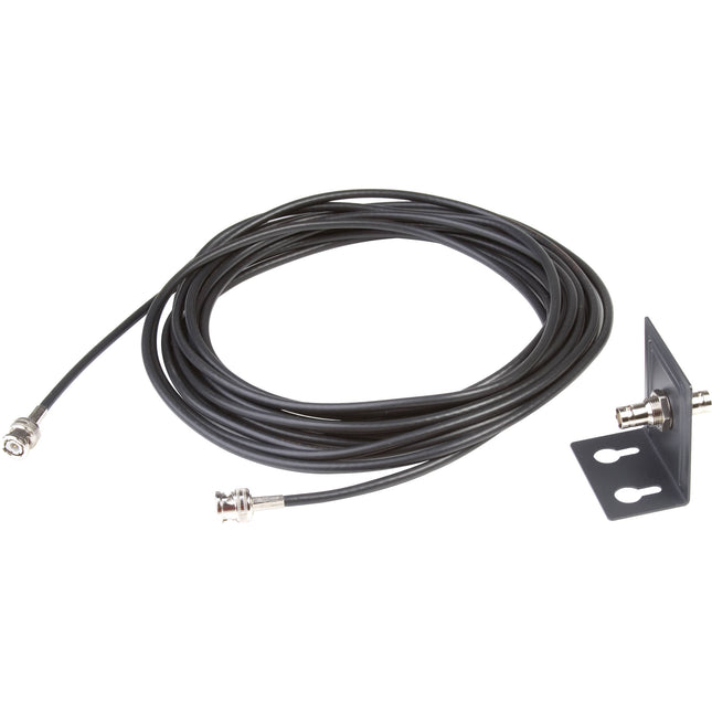 Listen Technologies LA-130 Kit de Antena Remota 25 Pies Negro con Soporte 90°