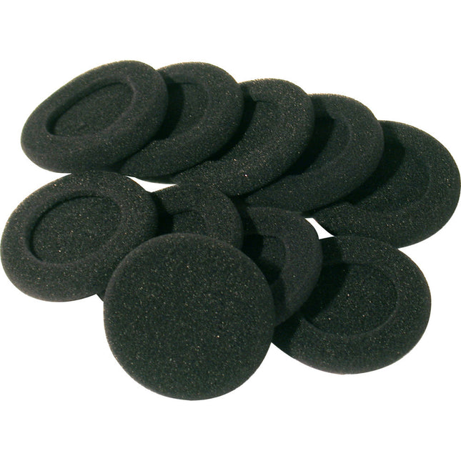 Listen Technologies LA-167 Almohadillas de Repuesto para Auriculares Estéreo 10 Pack Negro