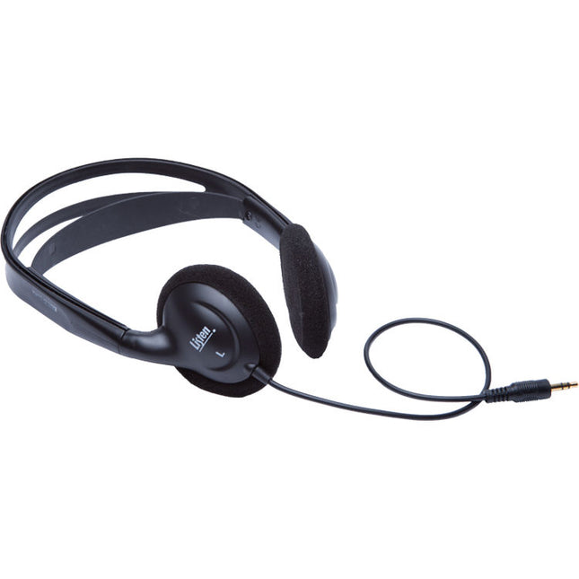 Listen Technologies LA-402 Auriculares Estéreo Universales Doble Diseño Cable Extendido
