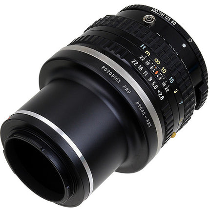 Adaptador de Montura FotodioX Pentax 645 a Sony E para Cámaras Pro con Pie de Trípode desmontable