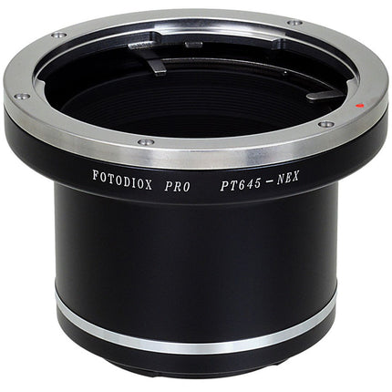 Adaptador de Montura FotodioX Pentax 645 a Sony E para Cámaras Pro con Pie de Trípode desmontable