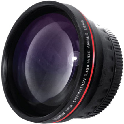 Vivitar 58mm Lente Gran Angular 0.43x Multicapa con Macro y Estuche
