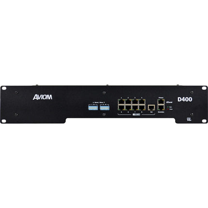 Aviom D400-Dante Distribuidor de Red Audio Dante 32 Canales