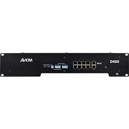 Aviom D400 Distribuidor A-Net para Audio con Salida No Alimentada y DIP Switches