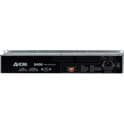 Aviom D400 Distribuidor A-Net para Audio con Salida No Alimentada y DIP Switches