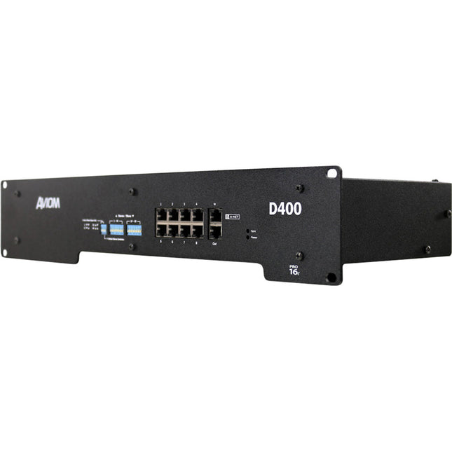 Aviom D400 Distribuidor A-Net para Audio con Salida No Alimentada y DIP Switches