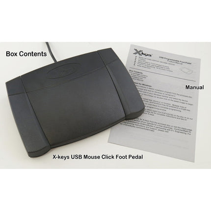 X-keys Pedal USB para Clic del Ratón con garantía de 1 año
