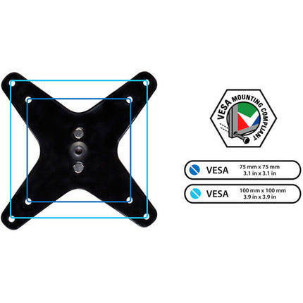 Mount-It! Soporte de Escritorio para Monitor 13-24" Peso 9kg Ajustable