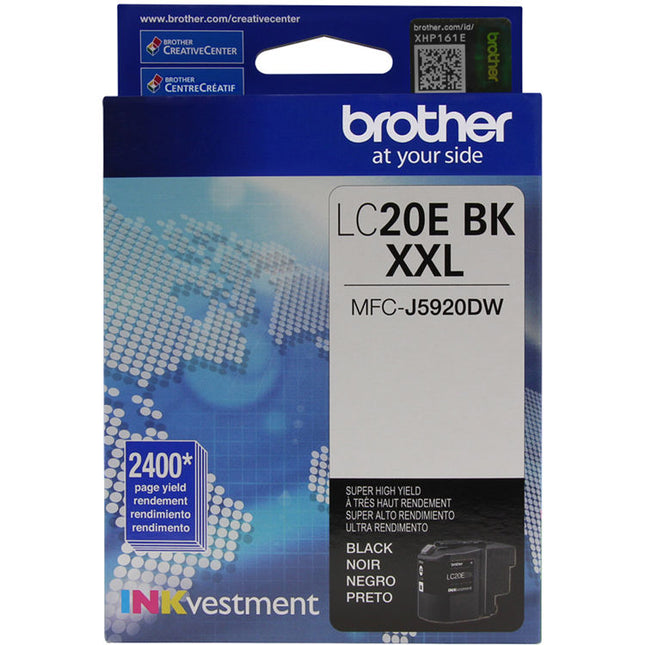 Brother LC20EBK Cartucho de tinta negra para impresora MFC-J5920DW 2400 páginas