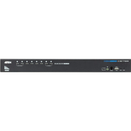 ATEN Switch KVM HDMI USB 8 Puertos Resolución 1080p Hub USB 2.0 Integrado