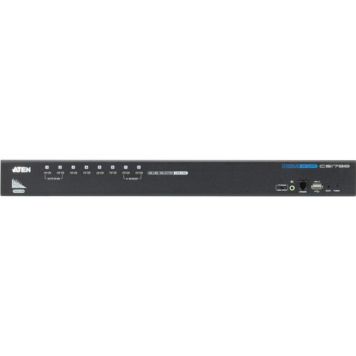 ATEN Switch KVM HDMI USB 8 Puertos Resolución 1080p Hub USB 2.0 Integrado