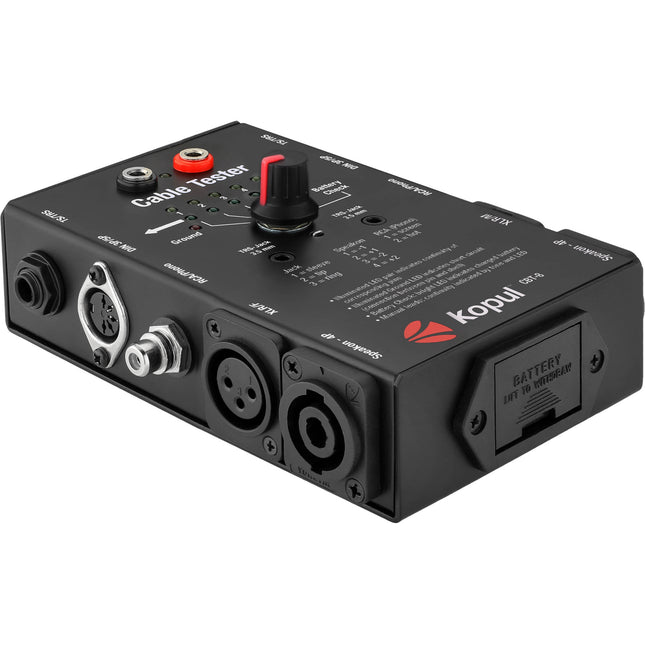 Kopul CBT-8 Probador de cables 8 en 1 para 8 conectores con batería 9V