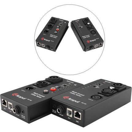 Kopul CBT-MF Tester de Cables Multifunción 11 Conectores Dual Chasis