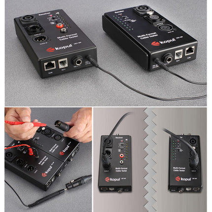 Kopul CBT-MF Tester de Cables Multifunción 11 Conectores Dual Chasis