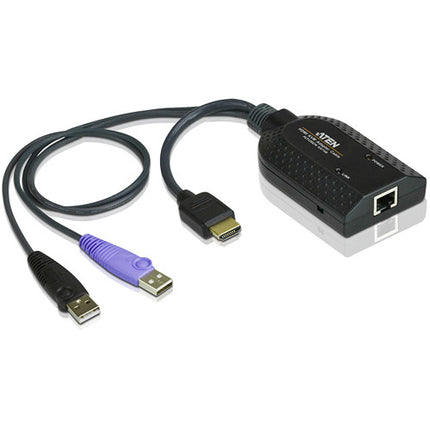 ATEN Cable Adaptador HDMI USB KVM Virtual Media con Lector de Tarjetas