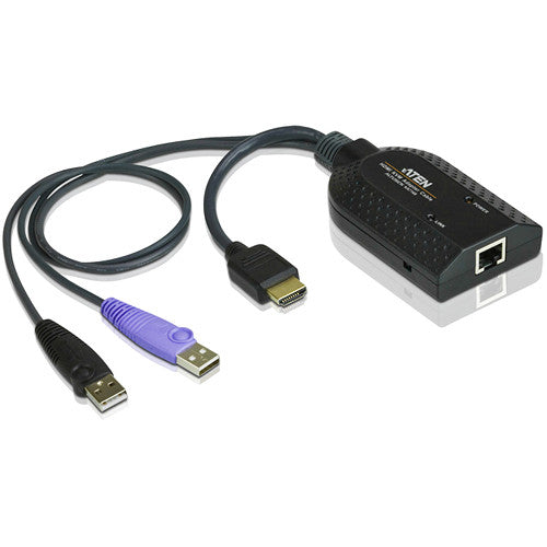 ATEN Cable Adaptador HDMI USB KVM Virtual Media con Lector de Tarjetas