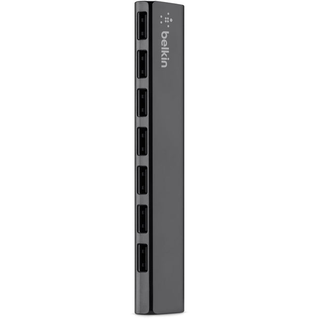 Belkin F4U041TT Hub USB de Escritorio Ultra Delgado 7 Puertos 480 Mb/s Adaptador AC