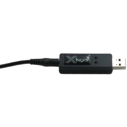 X-keys USB Three-Switch Interface con conector USB y puerto TRRS 3.5mm compatible Windows Android Mac