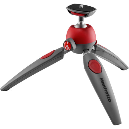 Manfrotto PIXI EVO Mini Trípode Rojo Capacidad 5.5 lb Altura 7.7"