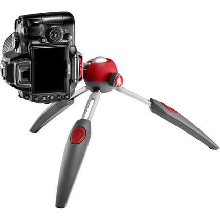 Manfrotto PIXI EVO Mini Trípode Rojo Capacidad 5.5 lb Altura 7.7"