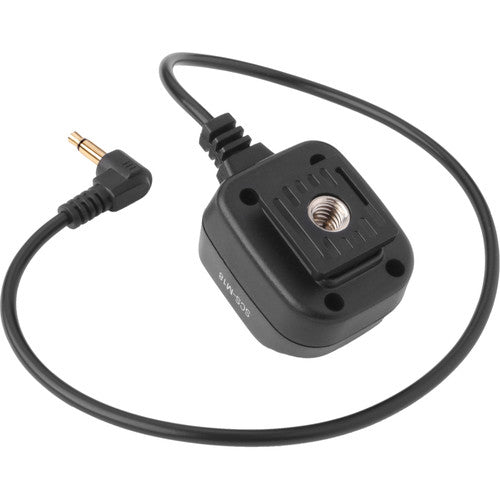 Impact SCS-M18 Cable de sincronización mini plug a zapata 30 cm con mecanismo de bloqueo y base frío con socket 1/4-20