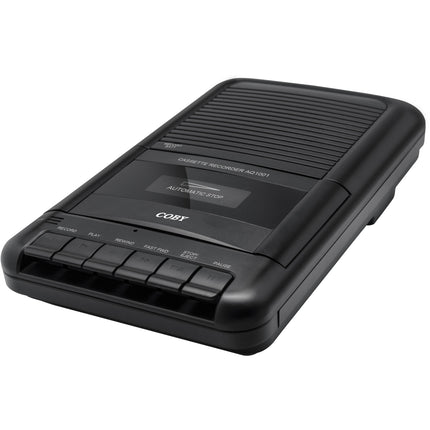 Coby Reproductor Portátil de Casetes con Grabación y Micrófono Incorporado