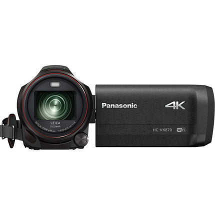 Panasonic HC-VX870K Videocámara 4K UHD 25.9MP Zoom 20x Estabilizador 5Ejes