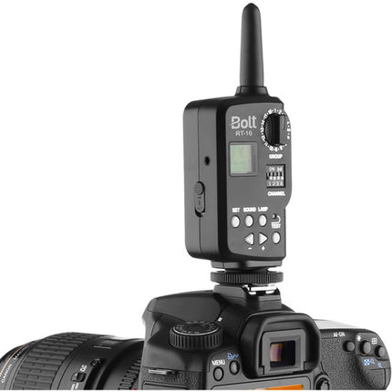 Bolt Control Remoto para Flashes Con 16 Canales 150 Pies Alcance