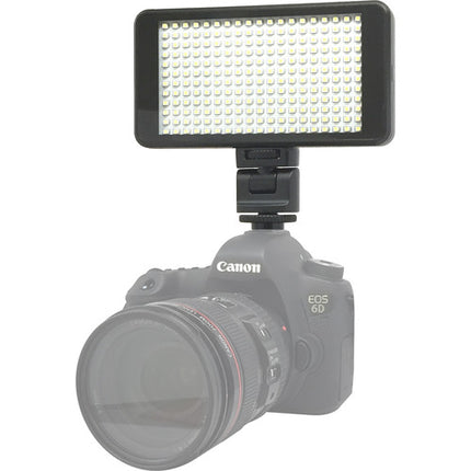 Vidpro Ultra-Slim LED-230 Kit de Iluminación de Video 150W 228 LEDs 5600K incluido Batería y Cargador