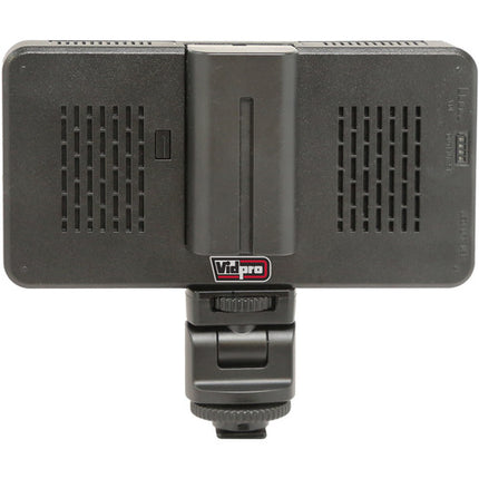 Vidpro Ultra-Slim LED-230 Kit de Iluminación de Video 150W 228 LEDs 5600K incluido Batería y Cargador